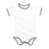 White|Heather Grey Melange